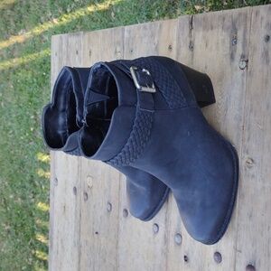 Torrid Braided Heel Bootie Women's,Black Size 9 Wide